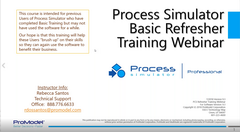 Process Simulator Refresher Course | Basic Training